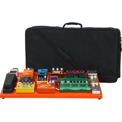Gator GPBXBAKOR British Orange Extra Large Aluminum Pedal Board with Carry Bag