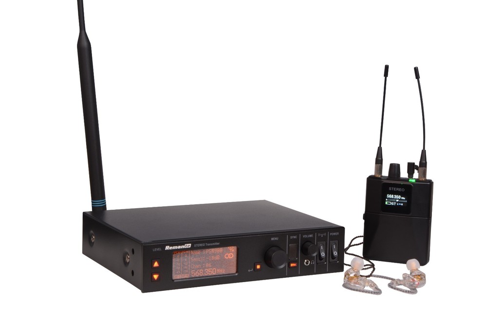 STEREO IN-EAR WIRELESS MONITORING SYSTEM PSM-900 frequency UHF 565-585MHz