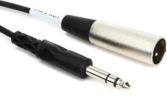 Hosa STX-120M Balanced Interconnect, 1/4 in TRS to XLR3M, 20 ft