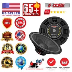5Core 15″ Subwoofer Speaker 450W MAX 8Ohm Replacement Audio PA DJ Sub Woofer
