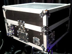 Road Ready 10U Slant Top 2U Vertical Mixer Rack Case