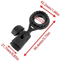 Microphone Holder Desktop Mic Stand Microphone Accessories Black 95mm Height …