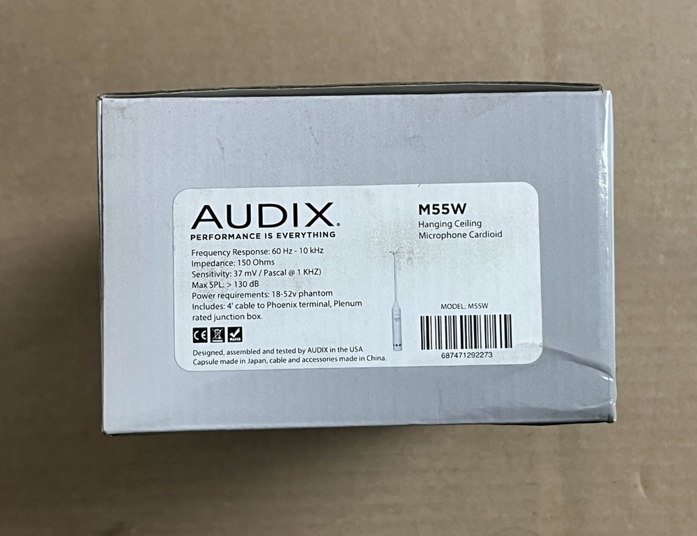 Audix M55W Hanging Ceiling Microphone