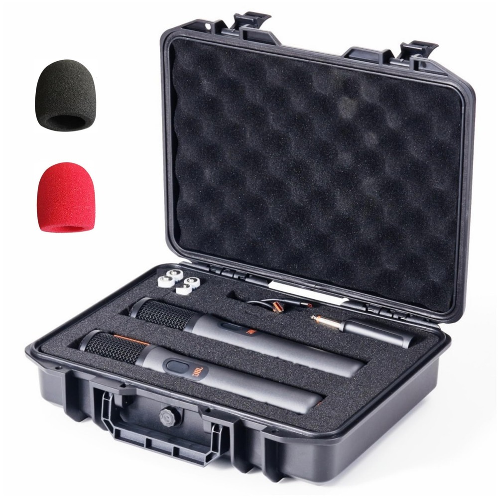 Wireless Microphone Carrying Storage Case Compatible with JBL Wireless Two Mi…