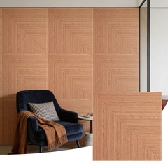6-Pack Acoustic Panels 72×48 inches, Decorative Acoustic Panels, Self-Adhesive