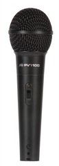Peavey PV®i 100 Dynamic Cardioid Microphone – XLR Cable-Connected Vocal Mic