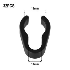 Practical ABS Plastic Microphone for stand Cable Clips for Professional Use 32