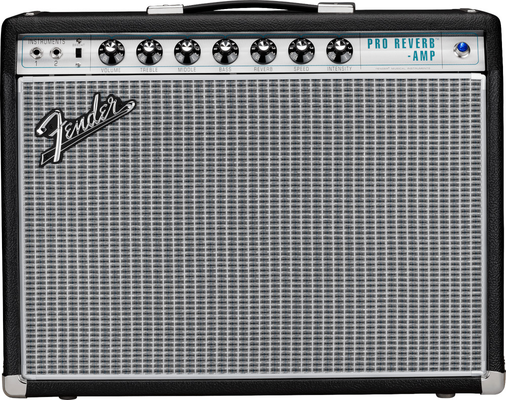 Fender FSR ’68 Custom Pro Reverb 40w 1×12 Combo Pewter w/ Celestion Redback