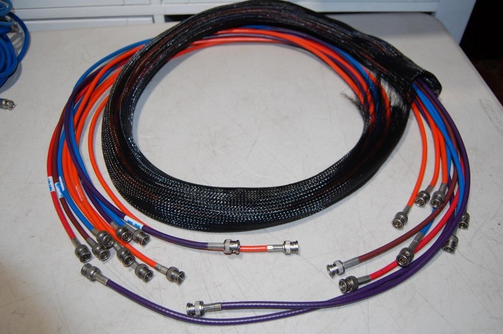 10-Channel Video Snake Cable Male BNC to Male BNC – About 8/9 ft