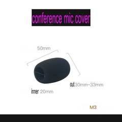 20 -50pc Microphone Windscreen Sponge Cover Headset Mic Foam Cover Cap Gooseneck