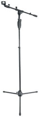 Rockville RVMIC3 V2 Tripod Mic Stand With Metal Quick Release Hand Clutch & Boom