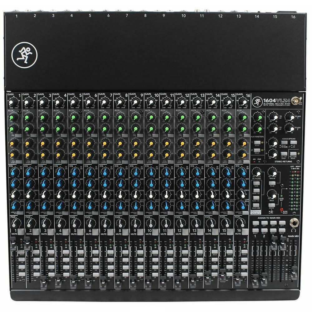 MACKIE 1604VLZ4 Dual 32-bit RMFX+ Rack-Mountable 16 Channel Recording Mixer