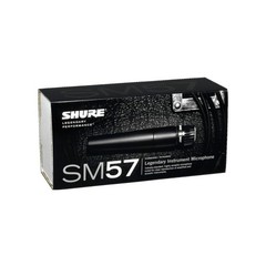 Shure SM57 Instrument Microphone 2 x XLR Cables Cleaning Cloth PRO