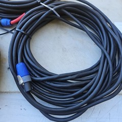 Stage Speaker Stage Cable Power Lot Plz See Pics And Read Full Description