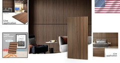 High-Quality Wood Finish Sound Absorbers – 4 Pack