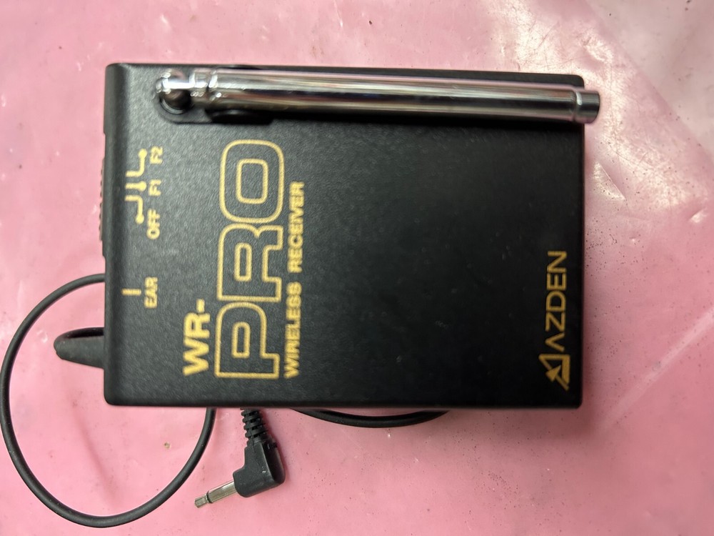 Azden WM-PRO Transmitter & Receiver no battery used condition tested working