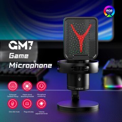 USB Condenser Microphone Stream Record Podcast Cardioid Pickup Adjustable Stand