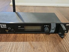 XTUGA RW2080 Wireless 2 Channel in Ear Monitor System Receiver w/cable TESTED