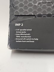 Whirlwind IMP 2 Passive Direct Box 1 Channel Instrument DI XLR 1/4 New