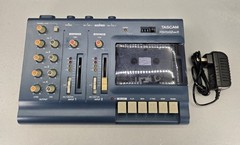 TASCAM Porta 02 MK 2 Mini Studio 4 Track Cassette Recorder W Pwr Sup + Manual