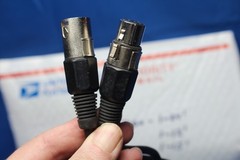 22 AWG Microphone Cable 12′ + 15′ + 24′ 3 pin microphone cables