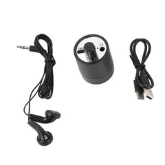 Compact Through Wall Sound Listening Device with Built-in Battery and Data Cable