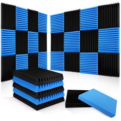 24- 96 Acoustic Foam Panel Studio Sound Proofing Noise Absorbing Insulation Tile