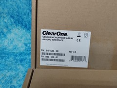 ClearOne Ceiling Microphone Array Analog-X, 1 Array (3 Channels), Bundle, White