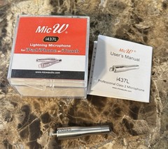 MicW i437L -Reference Microphone For Iphone And Ipad (Lightning Connector) Spec￼