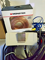 Lot AUDIO HIGH POWER SPEAKER CABLE WIRE, Monster 100 ft, Max ANT/CATV