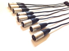 Mogami Balanced Patch Cables Neutrik NC3MX Male XLR to Neutrik NC3FX Female XLR