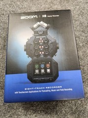 Zoom H8 Handy Recorder 12 Track 8 Input for Field Recording Music and Podcasting