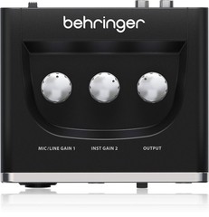 Binger 2 input 2 Output USB Audio interface Black 1-Channel UM2 U-PHORIA