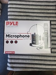 Pyle Wireless Mic System – Handheld & Headset Mics, Medium Diaphragm Lavalie