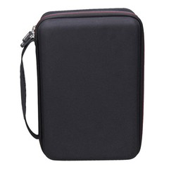 Mchoi Hard Portable Case for Brother P-Touch Label One Size, Black and Orange