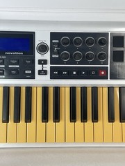 Novation Impulse 49 Key USB MIDI Controller Keyboard Semi Weighted Silver Used