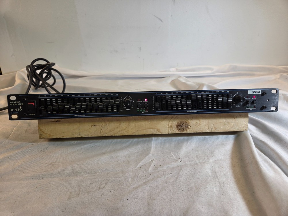 DOD R-430 C Series Dual 15-Band Stereo Graphic Equalizer EQ USA Tested Works