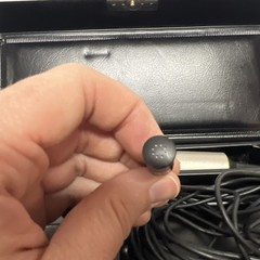 Sony ECM-55B Electret Condenser Lavalier Microphone w/Case Windscreen +