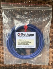 Gotham GAC-2UltraPro interconnect Cable- 2 Meter Pair