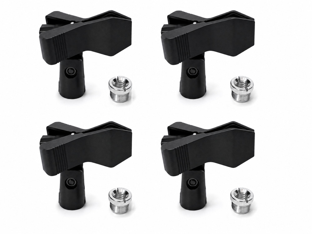 4 Pack Universal Clip Microphone Holder RC52S