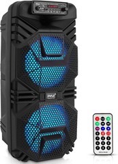 Pyle Portable Bluetooth PA Speaker System, 600W Rechargeable Outdoor Black