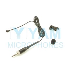 YAM Black LM2-C4W Lavalier Mic Lapel Mic With 3.5mm FOR SONY WRT-805 UWP Series