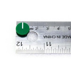 PixelGear 12mm Green Knob Cap with White Indicator Line for DBX 160 Replacement