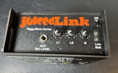 JuicedLink RM333 Riggy Micro Low-Noise 3 XLR Input Preamp DSLR Cameras Untested