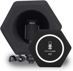Professional Microphone Isolation Ball Shield – Superior Noise Cancellation