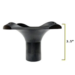 2x 1-3/8″ Universal Polycarbonate Horn Flare 45 x 45 for 1-inch Screw-on Drivers