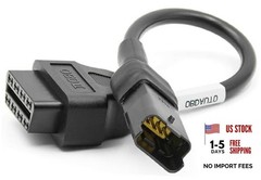 OBD2 OBDII Diagnostic Cable Adaptor 4 Pin to 16 Pin Compatible with Ducati