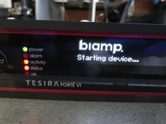 Biamp Tesira Forte VI Digital Audio Signal Processor PLEASE READ