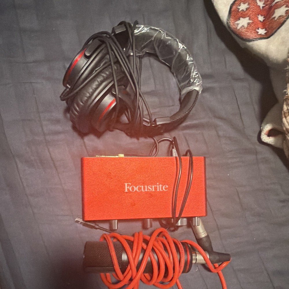 Focusrite Audio Interface Bundle with Microphone & Headphones