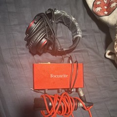 Focusrite Audio Interface Bundle with Microphone & Headphones
